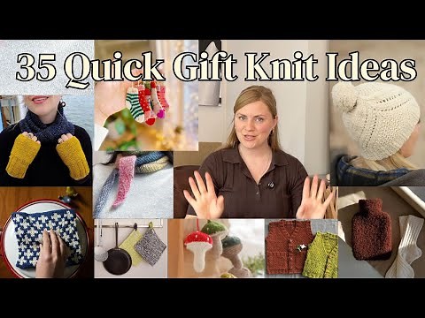 35 Quick Gift Knit Ideas // Knitting Inspiration