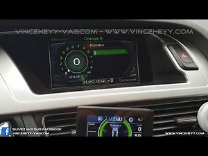 Audi A4 (B8) - Activating Bluetooth on MMI 3G