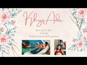 Birth VLOG | Waterbirth of Baby Khryz Ada