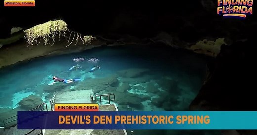 Florida's Devil's Den offers underground spring diving experience in 10,000-year-old sinkhole