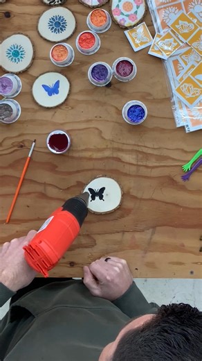 This has to be the Easiest way to make Woodburning coasters! 💯🔥 If you want to check out our National Craft Month deals on the Scorch Paint Comment “Paint123” and we’ll send you the link #scorchpaint #woodburning #nationalcraftmonth | Scorch Marker