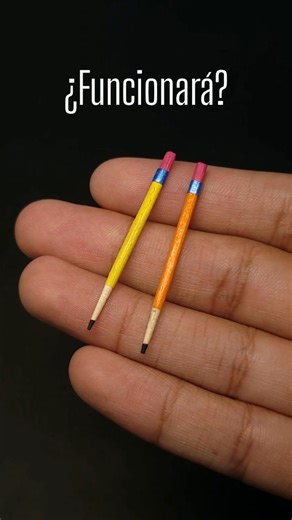 Can this miniature pencil write like a real one? #miniature