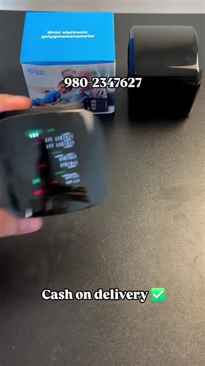 Digital Pressure Machine only Rs.1499/- ✅ Type: Upper Arm Blood Pressure Monitor ✅ Function: Blood Pressure Checking ✅ Advantage: One Key Operation ✅ Display: LED Digital Display ✅ Power Supply Mode: Removable Battery ✅ Lightweight and easy to carry ✅ Save previous readings to keep track of your blood pressure over time. ✅Delivery All Over Nepal ✅Cash on delivery available ✅ Order ✍अर्डर को लागि सम्पर्क नम्बर र ठेगाना message box मा छोड्नुहोला वा ☎️980-2347626/984-9153731 सिधै सम्पर्क गर्नुहोला।