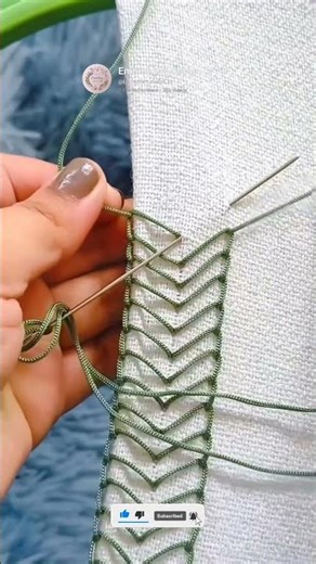 Simple embroidery design tutorial #handbroidery #embroiderypatterns #handmade