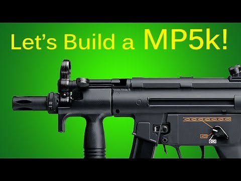 How to Make a Cardboard HK MP5K Submachine Gun