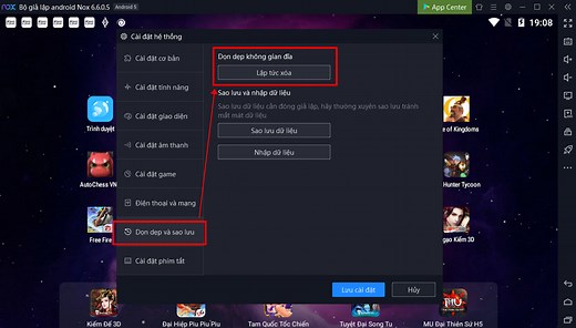 HƯỚNG DẪN ĐIỀU CHỈNH CÀI ĐẶT CẤU HÌNH CƠ BẢN ĐỂ NÂNG CAO HIỆU SUẤT GIẢ LẬP | NoxPlayer