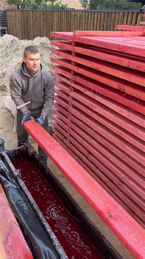 How to Effectively Treat Boards for Pest Infestation🪲💡 #construction#constructionchannel #workers