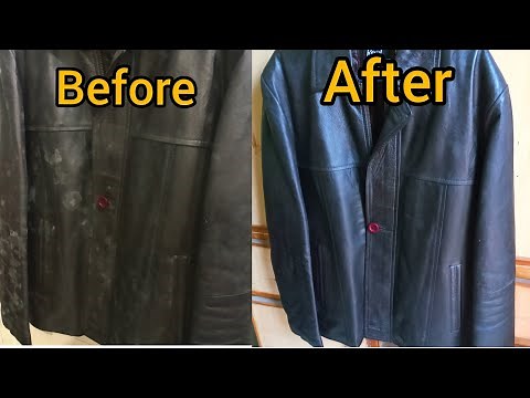 How To Clean Leather Jacket Within Minutes | Leather Jacket Cleaning Tip| Leather jacket mold clean