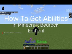 How To Get "Abilities" In Minecraft Bedrock Edition! NO MODS, NO HACKS, NO RESOURCE PACKS