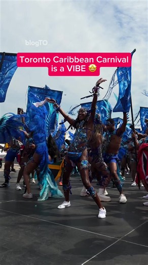 Incredible scenes at The Toronto Caribbean Carnival parade with tons of people playing mas 🎭 . #carnival #caribana #toronto