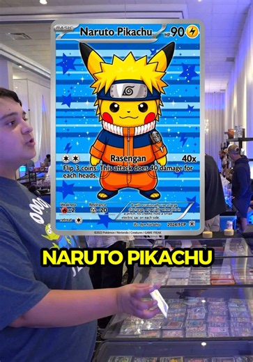 Naruto Pikachu Card Deal? Price & Info at a Card Show