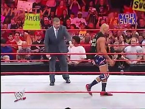 WWE Kurt Angle, Shawn Mich , Mr. McMahon Segment (RAW 2005)
