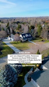 1 acre. Wraparound porch. Space to breathe. Room for the kids to run, add a shop, or just sit on the back patio and take in the kind of stillness that’s hard to find anymore. Comment “FARMHOUSE” and I’ll send you all the details for this beautiful listing. This is the kind of home you stay in. The kind you grow into. The kind you host Thanksgiving in - and someday, maybe even grandkids. Located on a rare, 1.05 acre lot in one of Eagle’s most desirable communities, this modern farmhouse blends ti