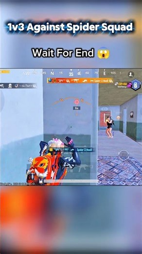 1v3 Against Spider Squad 💥 PUBG Mobile