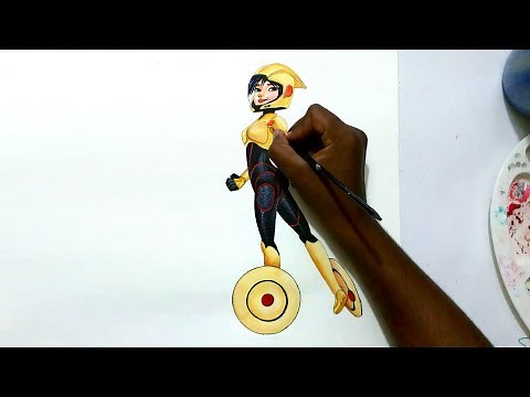 how to draw GoGo Tomago- bighero 6
