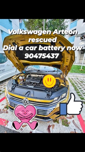 Volkswagen Arteon rescued Onsite car battery replacement service...