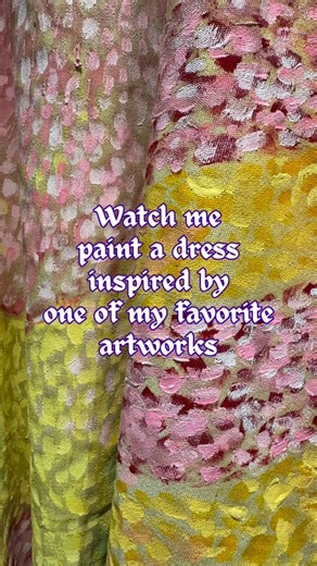 Ariel Adkins | Watch me paint a dress inspired by one of my favorite artworks! 🎨 This painting by Paul Signac has held a special place in my heart for... | Instagram