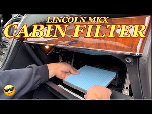 LINCOLN MKX /FORD EDGE CABIN AIR FILTER REPLACEMENT - How to Change a Cabin Air Filter. So Easy!