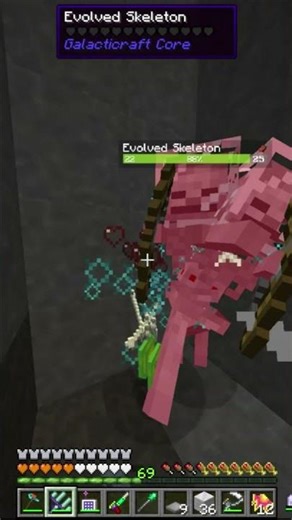 THIS WAS THE ARRIVAL TO THE ASTEROIDS OF THE GALACTICRAFT MOD IN DIVINE JOURNEY 2 #shorts