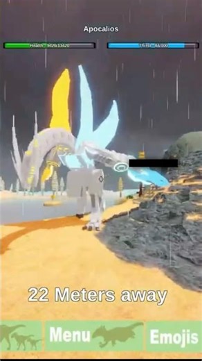 Apoc vs Exa | Roblox Dinosaur Simulator Revived #edit #shorts #roblox #gaming