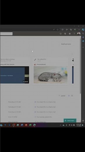 You can now install Teams PWA for Edge and Chrome! #shorts #microsoft #teams #edge