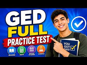 GED Full Practice Test | Complete GED Practice for Confidence #gedexamprep