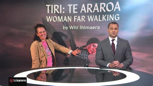 A new bilingual play written by Witi Ihimaera titled Tiri: Te Araroa brings Aotearoa history to life. Based on a kuia born during the signing of Te Tiriti o Waitangi, actress Miriama McDowell carries 185 years of pain, protest and promise. Mārena Mane reports. | Te Karere