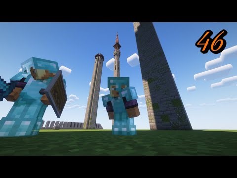 la dodicesima torre del nostro castello Minecraft Villaggio Medievale #46 COOP ‪@IlColonnell94‬