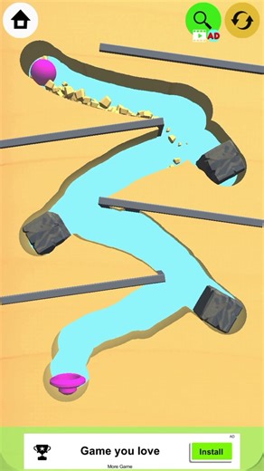 Dig Sand Color LEVEL: 76 #games #gaming #gameplay