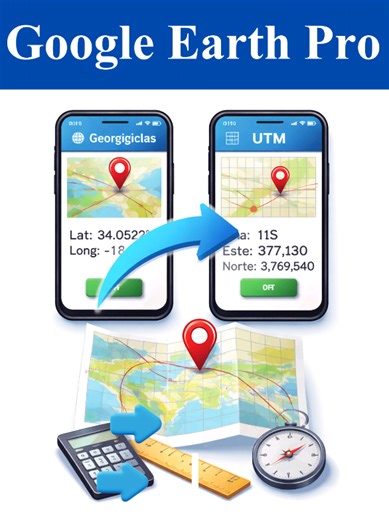 Convertir coordenadas Geográficas a UTM #topografia #geodesia #cartografia #arquitectura #agronomia