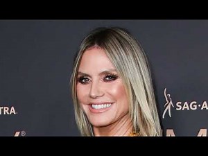 Heidi Klum flashes major sideboob in a sparkling minidress with stylish Quinta Brunson at The Hollyw