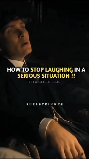 How to Stop Laughing in a Serious Situation#sigma#motivation#peakyblinders#shorts#shortsfeed