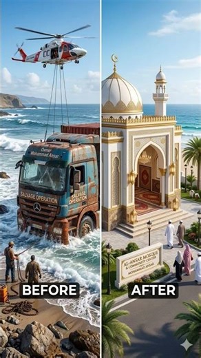 🔥Helicopter Rescues Sunken Truck from Ocean… Then This Happens