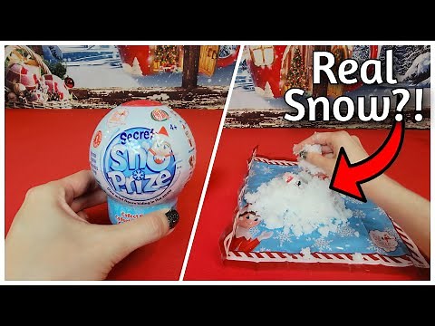 Elf On The Shelf Secret Snow Prize Unboxing With Magic Snow!