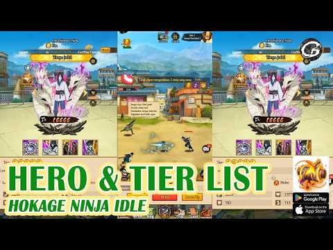 Hokage Ninja Idle All Hero & Tier List - Mobile Game (Android)