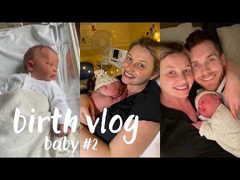 BIRTH VLOG | raw experience of labour, delivery and gender surprise | positive birth vlog
