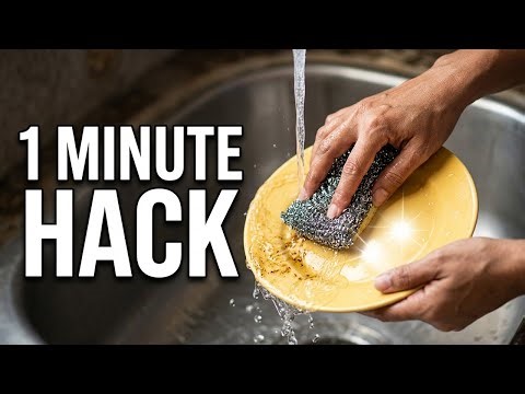 Nobody Washes Dishes Like This! 3 Minute Hack That Actually Works