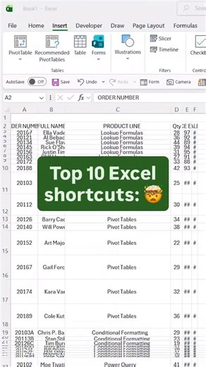Grant Huang on Instagram: "just comment “EXCEL” below for the shortcuts that actually make Excel fast ⤵️ These are the top 10 Excel shortcuts I wish I learned years ago. The kind that instantly cut your workload, clean up messy spreadsheets, and make you look way more competent than you feel. Once you stop clicking through menus and start using shortcuts, Excel goes from exhausting… to effortless. If you want to learn how to automate Excel, build dashboards, and save 12+ hours every week using A
