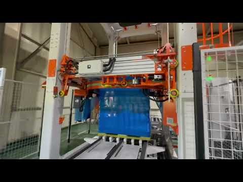 Rotary Ring Pallet Wrapping Machine SMARTWASP T1300 with top sheet dispenser