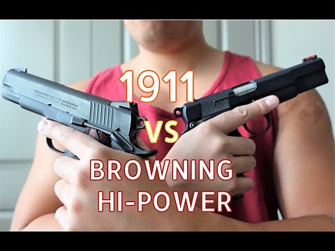 The 1911 vs Browning Hi Power
