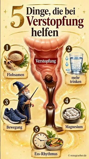 Verstopfung lösen? Diese 5 Maßnahmen können den Darm auf natürliche Weise unterstützen