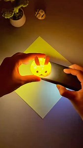 Make this orange lamp , you will love it 😁 | Paper Craft Ideas