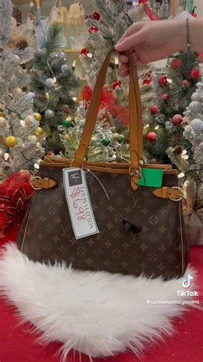 Uptown Consignment on Instagram: "I bet you won't......have gifts under the tree quite like these unless you shop @ Uptown Consignment this holidays season #connecticut #smallbusiness #designer #handbag #viralvideos"