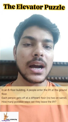 Only 1% Can Solve This Lift Puzzle! 🤯 | Permutations & Combinations | ChillSchooling