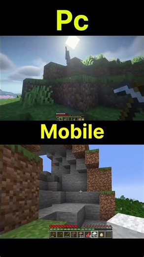 Mobile vs PC… HUGE Difference?! 😳 Minecraft