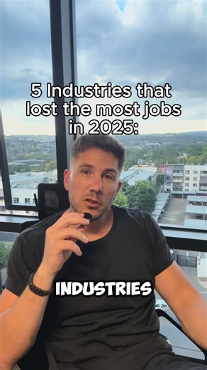 Jandre de Beer on Instagram: "Here are the 5 industries that lost the most jobs in South Africa in 2025. If you’re in one of these industries or thinking about getting into them, this might change your mind. Number 5, losing 35,000 jobs, is mining. Load shedding and rail problems made it too expensive to dig anything up. China’s buying less of our minerals, so mines are closing shafts left and right. Number 4, losing 45,000 jobs, is community and social services. These are your government worker