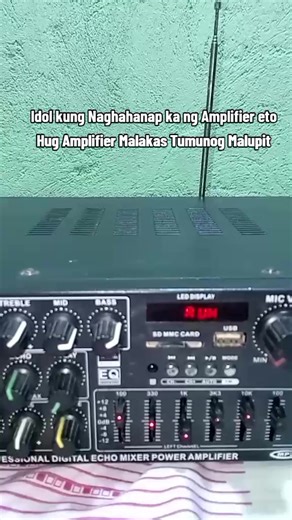 HUG 300 Watts Amplifier with Bluetooth and FM Radio