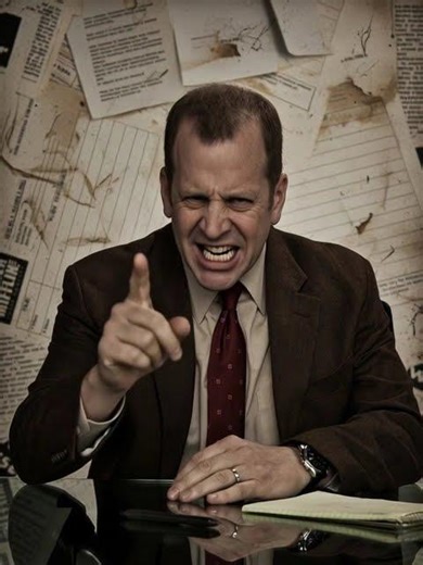 Toby Flenderson from the office, his true colors are peeking through