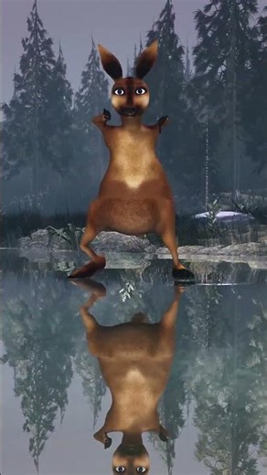 Try Not to Laugh Kangaroo Dance Short #trynottolaugh #funnydance