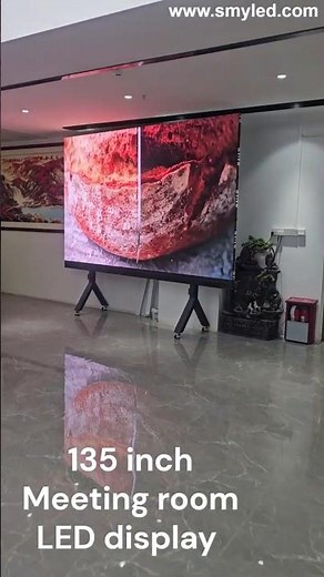 135 inch meeting room LED displayIR touch feedback interactive, Andriod/Window system Remote control